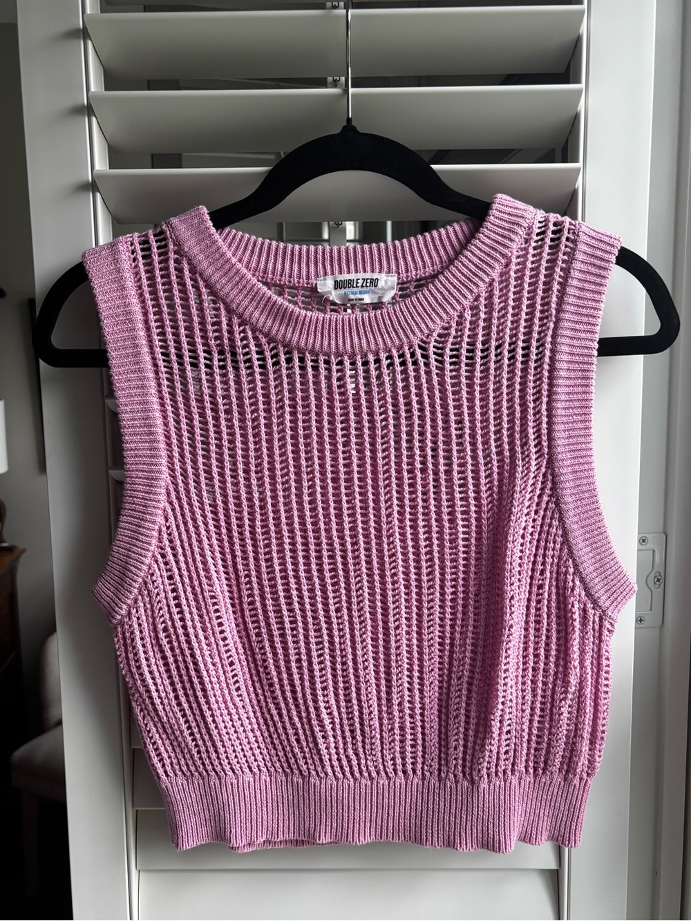 Double Zero Bubblegum Pink knitted top! 🌸